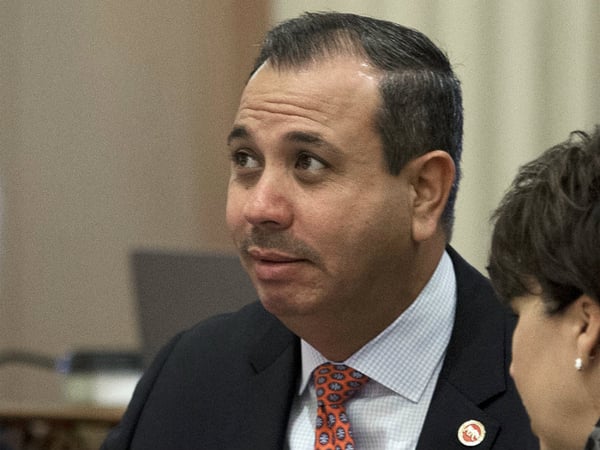  In this Aug. 26, 2016, file photo, state Sen. Tony Mendoza, D-Artesia, listens at the Capitol in Sacramento, Calif.